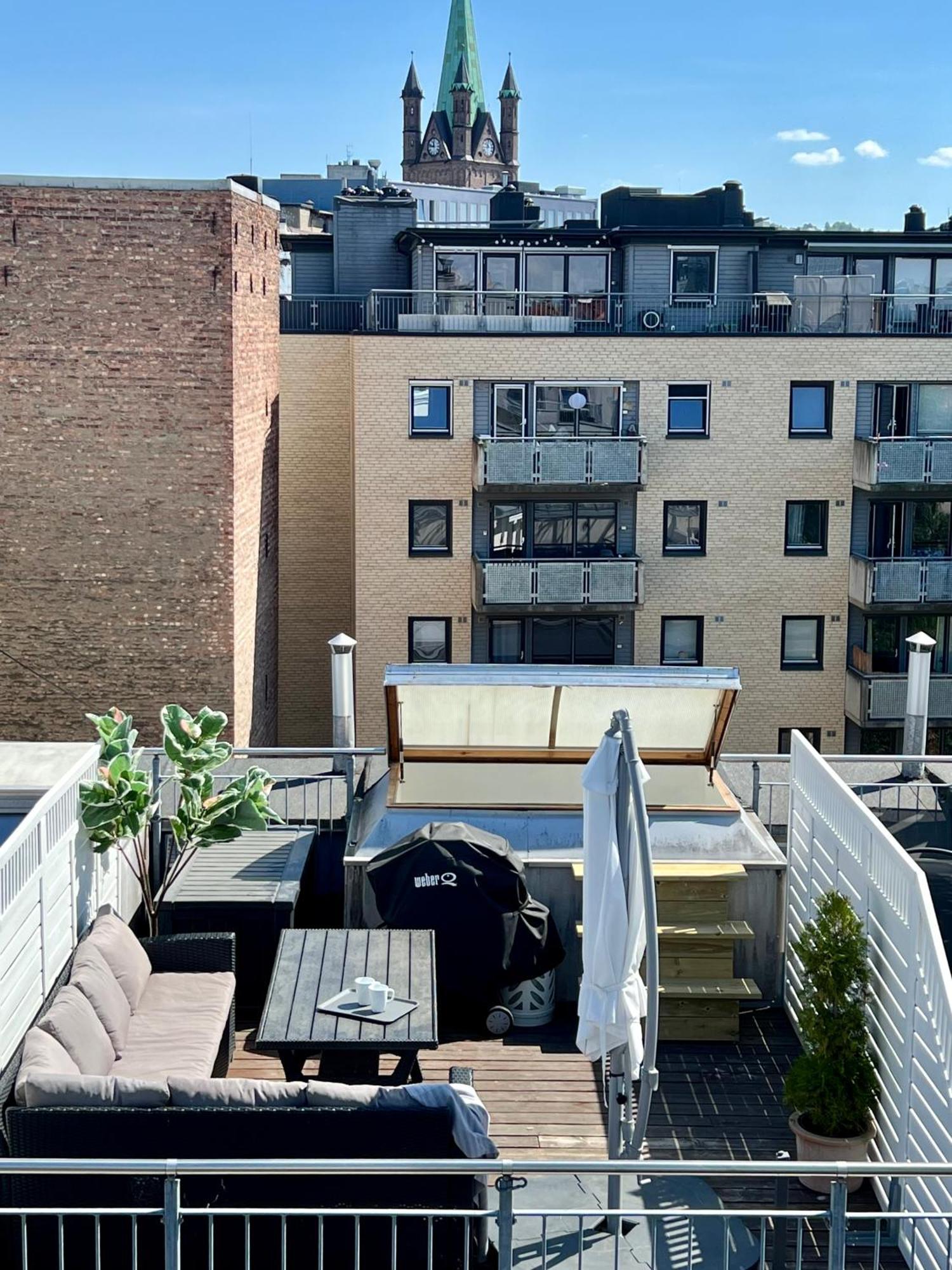 Ultracentral Duplex With Private Rooftop Terrace Oslo Eksteriør bilde