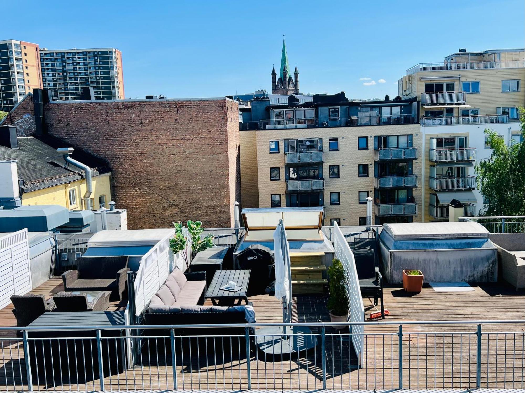 Ultracentral Duplex With Private Rooftop Terrace Oslo Eksteriør bilde