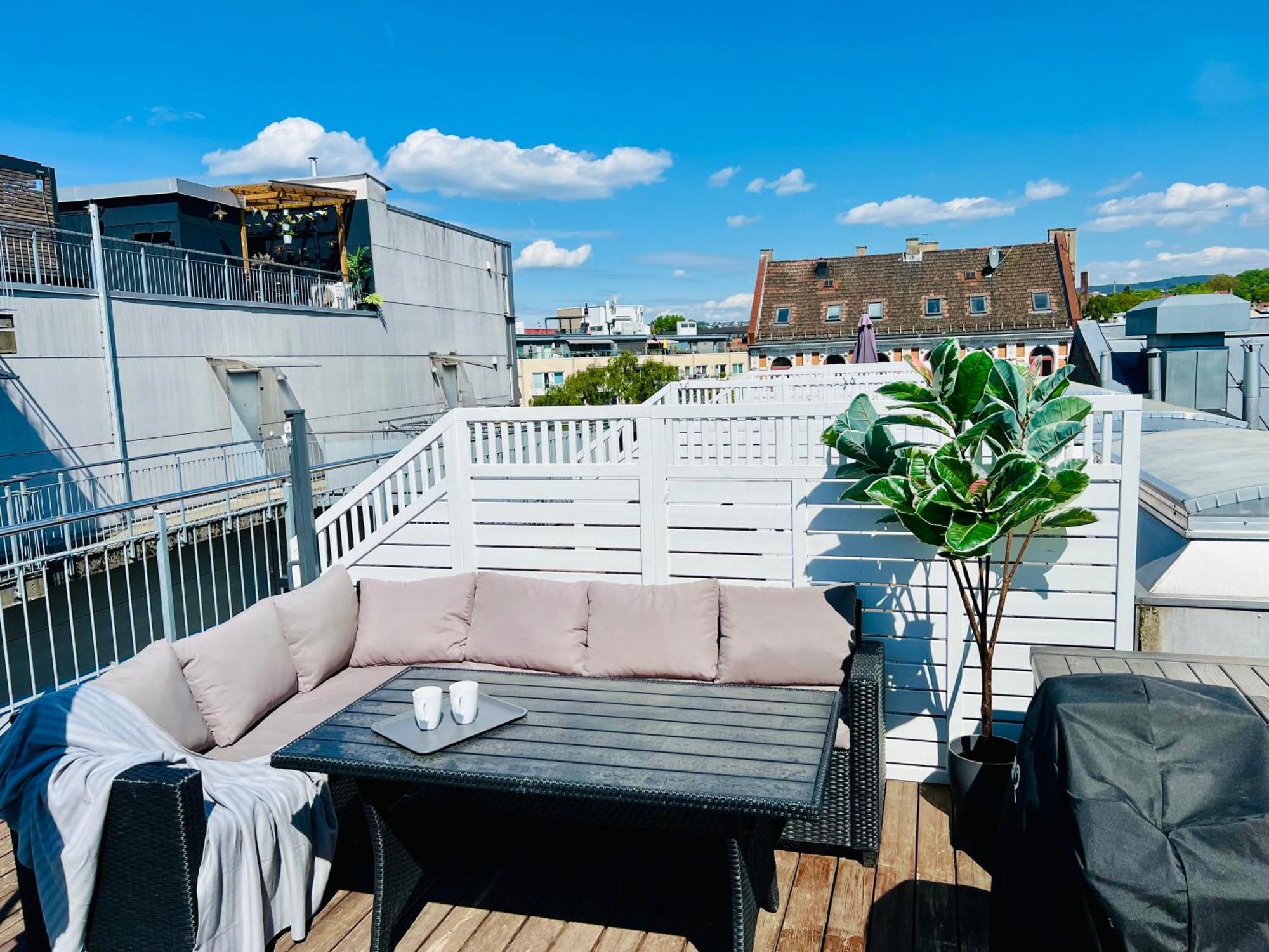 Ultracentral Duplex With Private Rooftop Terrace Oslo Eksteriør bilde